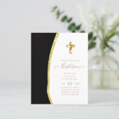 Papier Baptême BUDGÉTAIRE Christening Communion INVITATIO (Debout devant)