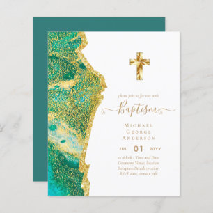 Papier Baptême BUDGÉTAIRE Christening Communion INVITATIO