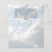 Papier Baptême BUDGÉTAIRE Christening Communion INVITATIO (Dos)