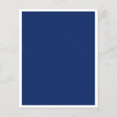 Papier Baptême marine bleu blanc garçon or budget invitat (Dos)