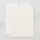 Papier Baptism beige bow elegant invitation (Dos)