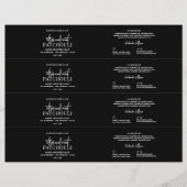 Papier Bar Shampooing noir moderne ou Étiquette Soap Bell (Devant)