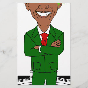 Papier barack obama santa claus