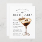 Papier BARGAIN A Tini Bit Ancien Martini 50e anniversaire (Devant / Derrière)