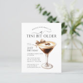 Papier BARGAIN A Tini Bit Martini plus âgé 21e anniversai (Debout devant)