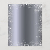 Papier Barre de script de la parties scintillant d'argent (Dos)