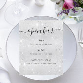 Papier Barre de script de parties scintillant métallique