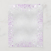 Papier Barre de scripts de parties scintillant violet arg (Dos)