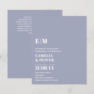 Papier BAS BUDGET Tout-en-1 moderne Gras Texte Mariage