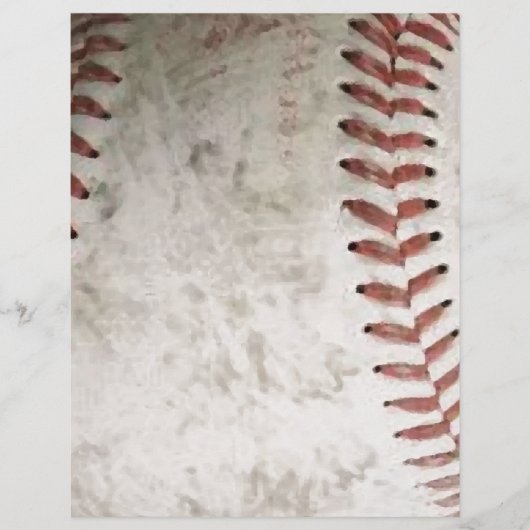 Papier Baseball (Devant)