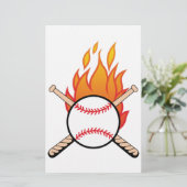 Papier Baseball et chauves-souris (Debout devant)