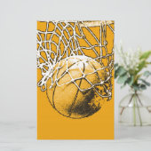 Papier Basket-ball Art pop (Debout devant)
