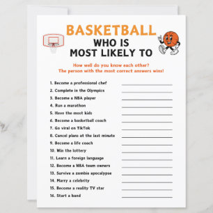 Papier Basket-Ball Qui Est Le Plus Susceptible De Jouer