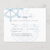 Papier Bateau Mariage Roue de Navire (Devant)
