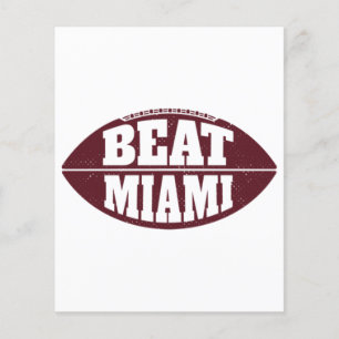 Papier Battez Miami Vintage Aggie Football Gameday samedi