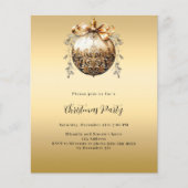 Papier Bauble or vintage Noël invitation (Devant)