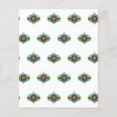 Papier Bauble rétro de la partie d'échange d'ornement bud (Dos)