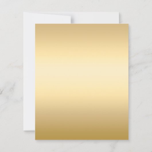 Papier Baubles or arc rouge Noël invitation (Dos)