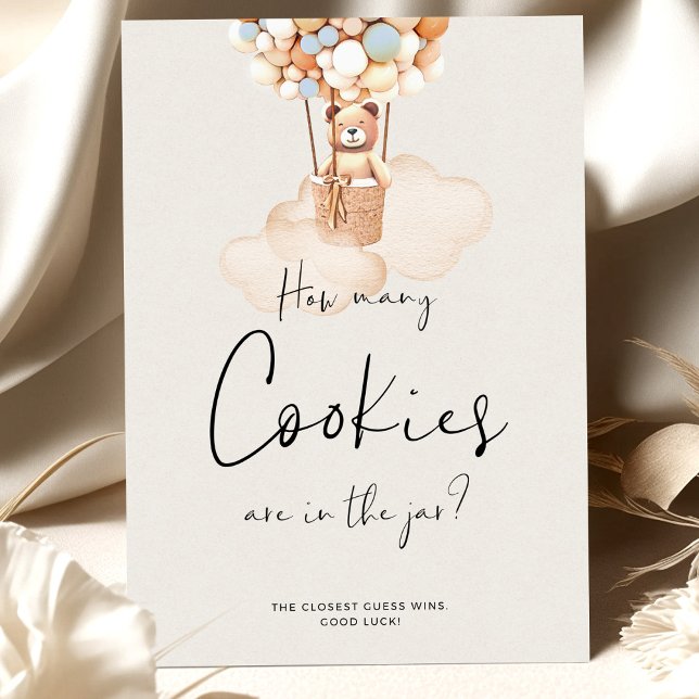 Papier Bear Baby shower Game - Combien De Cookies ? (Créateur téléchargé)