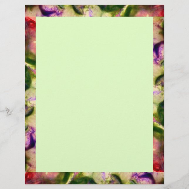 Papier Beau Art Nature Vert Violet  (Devant)