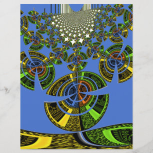 Papier Beau bleu africain traditionnel Vecteur ethnique