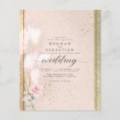 Papier Beau budget Blush Rosegold Pampas Grass (Devant)