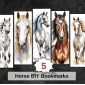 Papier Beau Cheval do-it-yourself Signets