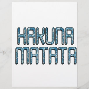 Papier Beau design de citation de texte swahili extraordi
