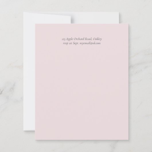 Papier Beau Mariage OWLS (Dos)