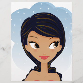 Papier beauté africaine américaine