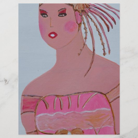 Papier Beautiful Lady 3 (Devant)