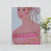 Papier Beautiful Lady 3 (Debout devant)