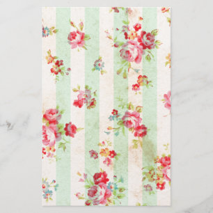 Papier Beaux roses vintages et autres fleurs