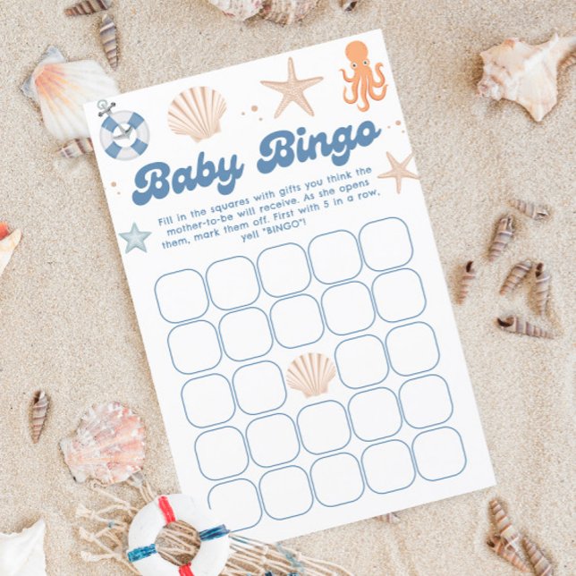 Papier Bébé à bord Baby shower bébé Bingo Jeu (Créateur téléchargé)
