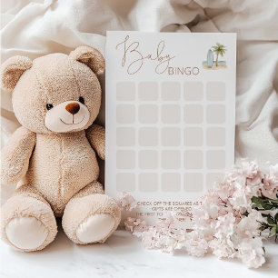 Papier Bébé à bord Baby shower Bingo Jeu