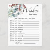 Papier bébé à feuillage persistant il fait froid dehors l (Devant)