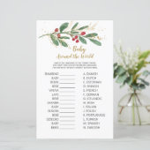 Papier Bébé autour du monde Jeu Green & Gold Foliage (Debout devant)