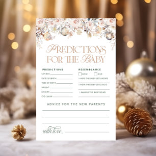 Papier Bébé c'est froid dehors prédictions de l'ours pour