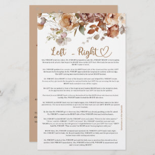 Papier Bébé de gauche à droite dans le Baby shower floral