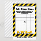 Papier Bébé en construction Baby shower Jeu IMPRIMÉ (Devant / Derrière)
