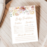 Bébé en fleurs Florals Baby Predictions Jeu
