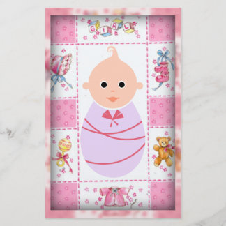 Papier Bébé fille
