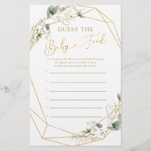 Papier Bébé géométrique verdoyant en fleurs Guess Bébé No (Devant)