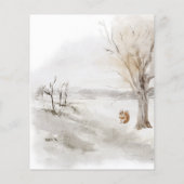 Papier Bébé il fait froid dehors Bébé Douche Invitations (Dos)