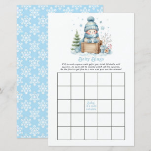 Papier "Bébé, il fait froid dehors !" Jeu de Bingo pour B