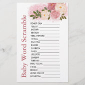 Papier Bébé Mot Scramble Glitz Et Glam Parties scintillan (Devant)