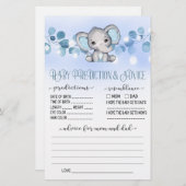 Papier Bébé Prédiction et conseil Jeu Baby shower Jeu (Devant / Derrière)