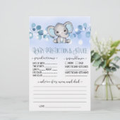 Papier Bébé Prédiction et conseil Jeu Baby shower Jeu (Debout devant)