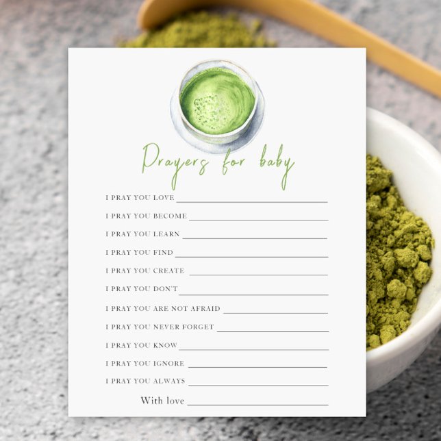 Papier Bébé prépare des prières Matcha pour bébé (Créateur téléchargé)
