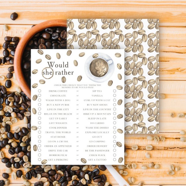 Papier Bébé prépare du café. Préfèrerait-elle (Créateur téléchargé)